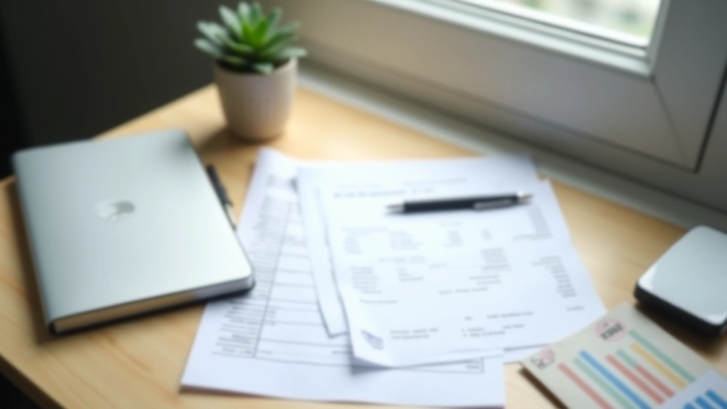 Spreadsheet showing income tracking and tax calculations on computer screen